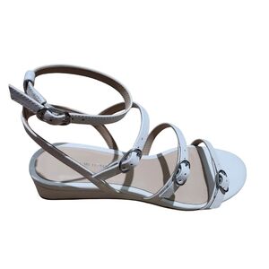 Stuart Weitzman Grecian Buckle Strappy Sandals - 8 Summer Spring Adjustable